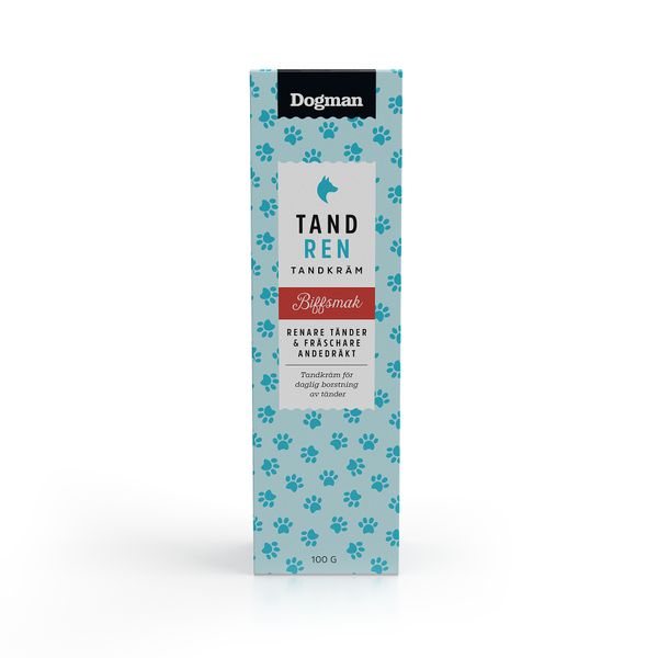 Hovedbilde Dogman Tannkrem Biff 100g