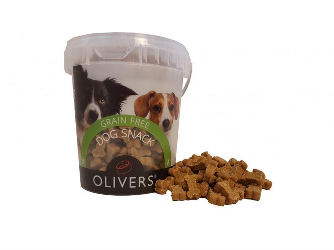 Hovedbilde OLIVER`S GRAIN FREE TRAININGBITES VILT 500G (abonnement)